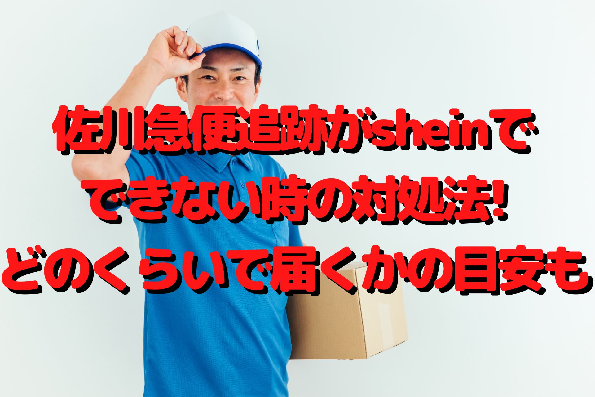 佐川急便追跡がsheinでできない時の対処法 どのくらいで届くかの目安も 100点ブログ